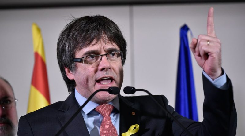 Tensión en Cataluña por investidura de Puigdemont