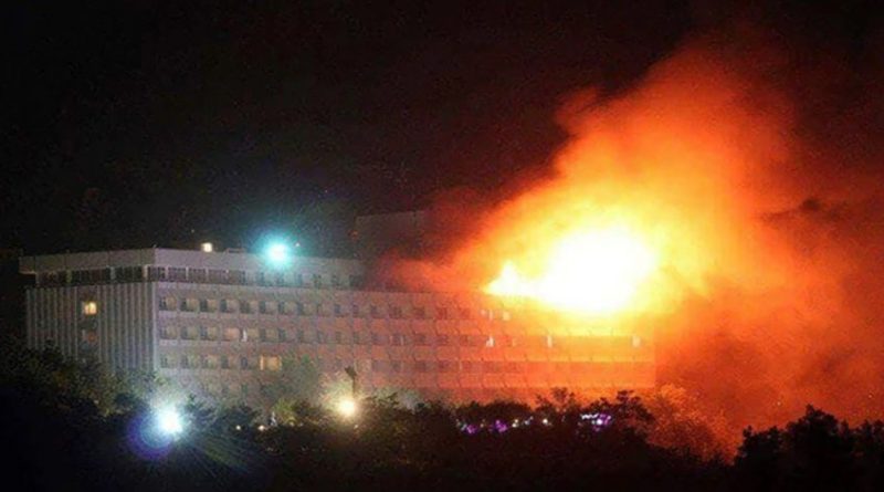 Reportan ataque contra el hotel Intercontinental de Kabul