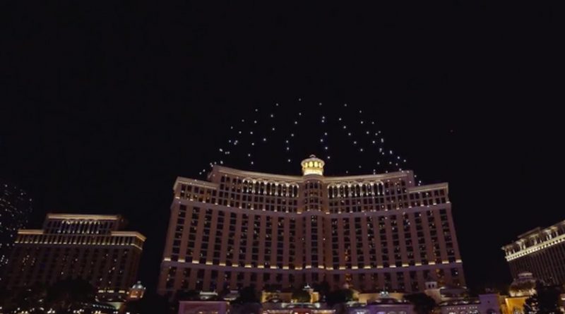 Con 250 drones se realizó un increíble espectáculo de luces en Las Vegas