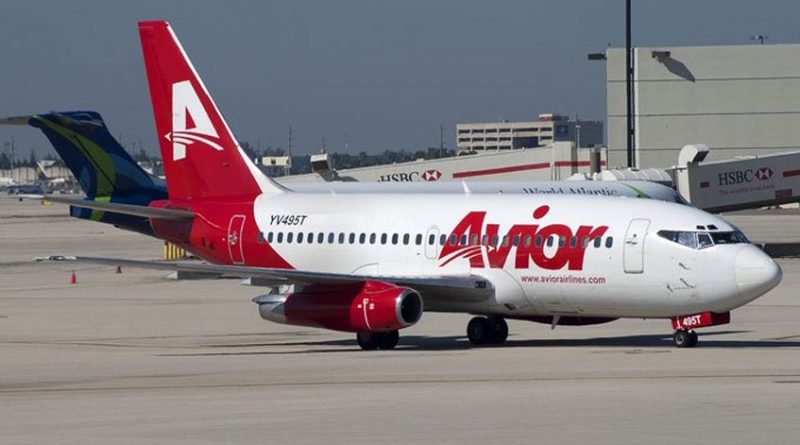 Avior Airlines anuncia cese de vuelos entre Venezuela e islas del Caribe