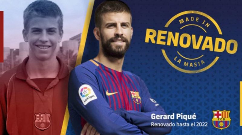 El central internacional español Gerard Piqué ha renovado por tres años más con el FC Barcelona hasta junio de 2022, informó este jueves el club azulgrana. "El FC Barcelona y el jugador han llegado a un acuerdo para renovar su contrato hasta el 30 de junio de 2022, con una cláusula de rescisión de contrato de 500 millones de euros (611 millones de dólares)", afirmó el Barça en un comunicado. Piqué, de 30 años, amplia en tres años su anterior contrato que finalizaba en junio de 2019, aumentando en 300 millones de euros su cláusula de rescisión. "En los próximos días se anunciará cuando tendrá lugar el acto oficial de firma del nuevo contrato", informó el Barça. Piqué, que no esconde su deseo de ser algún día presidente del Barcelona, se ha convertido en un emblema del club azulgrana. Formado en las categorías inferiores de la entidad, lo ha ganado prácticamente todo con el Barcelona y la selección española. Desde que volvió al Barça en la temporada 2008/2009, tras su paso por Mánchester United y Zaragoza, el central ha ganado 3 Ligas de Campeones, 6 Ligas españolas, 5 Copas del Rey, 5 Supercopas de España, 3 Supercopas de Europa y 3 Mundiales de Clubes. A este palmarés se une la Eurocopa de 2012 y el Mundial de Sudáfrica-2010 logrados con la selección española, de la que también es un pilar fundamental. View image on Twitter View image on Twitter FC Barcelona ✔ @FCBarcelona [BREAKING NEWS]@3gerardpique has agreed a new @FCBarcelona contract until 2022 Full story ? http://ow.ly/ZofW30hQXzr ?? #Pique2022 6:10 AM - Jan 18, 2018 205 205 Replies 3,307 3,307 Retweets 12,333 12,333 likes