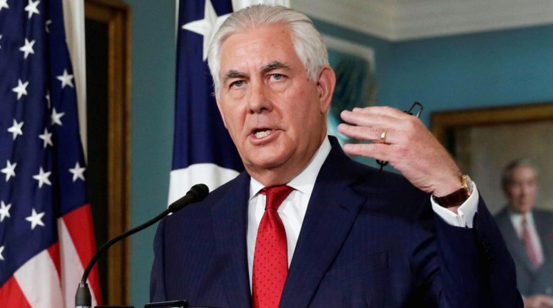 Tillerson: nuestro desacuerdo es con el régimen venezolano no con el pueblo