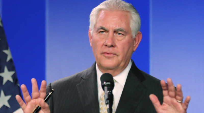 Tillerson califica de “tragedia” la crisis de Venezuela y agradece apoyo de Colombia con los venezolanos