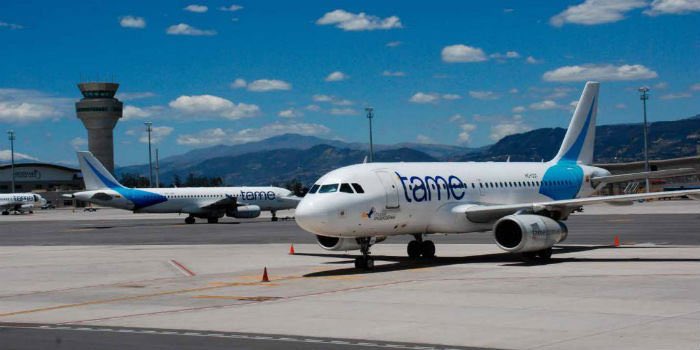 Aerolínea ecuatoriana Tame deja de volar con destino a Caracas